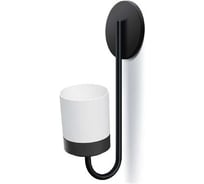 Подвесное кашпо Prosperplast IKBH600-S449 BLOOMIE HANGER диам. 27х23.5 см, высота 84.5 см, 4 л, белый/черный 068807