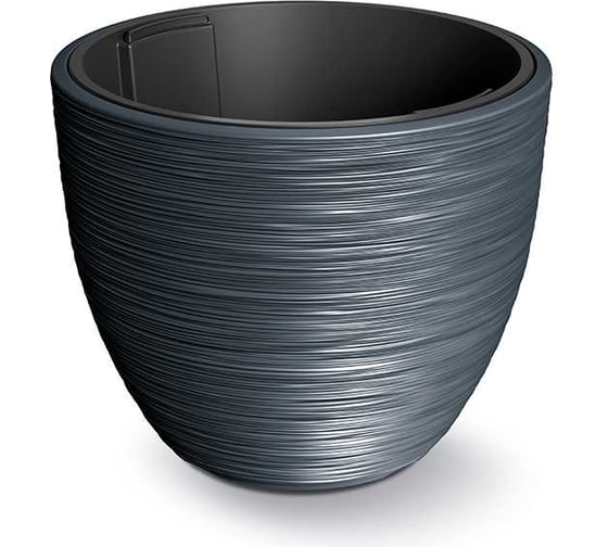 Кашпо с вкладышем Prosperplast DBFU470-S433 FURU диам. 47 см, высота 385 мм, антрацит 068863 1