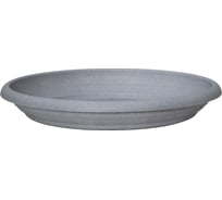 Поддон Scheurich 331 Linda Granite Grey диам. 30 см, пластик, серый гранит 068856