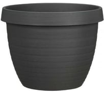 Кашпо Scheurich 270 Country Star Metallic Grey пластик, диам. 40 см, высота 39 см, серый металлик 068848