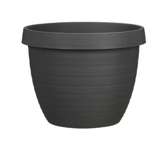 Кашпо Scheurich 270 Country Star Metallic Grey пластик, диам. 40 см, высота 39 см, серый металлик 068848 1
