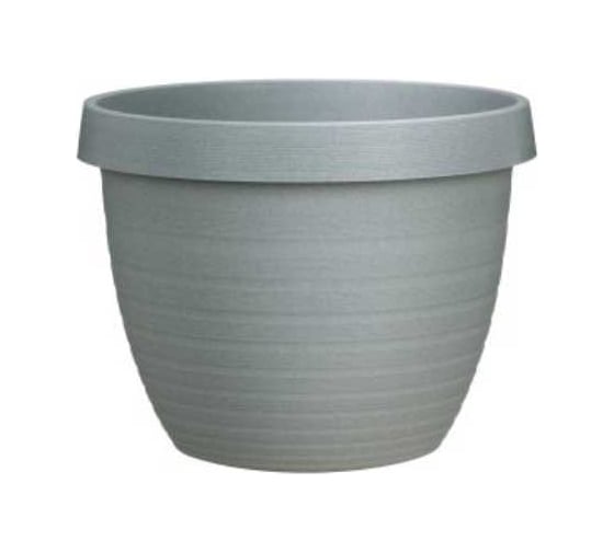 Кашпо Scheurich 270 Country Star Stony Grey пластик, диам. 40 см, высота 39 см, серый камень 068846