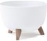 Кашпо на ножках LAMELA Sp.z o. 964 ROMA ECO wood Jumper диам. 33 см, высота 22 см, 12.4 л, белое 065018 1