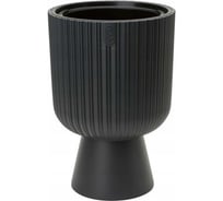 Кашпо с вкладышем FormPlastic 5130-014 Keli Mika диаметр 29 см, высота 43 см, 18.7/5.5 л, антрацит 069079
