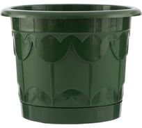 Горшок с поддоном PALISAD Тюльпан зеленый, 8,5 л 69240
