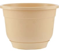 Горшок с поддоном PALISAD Флокс бежевый, 5.5 л 69229