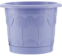 Горшок с поддоном PALISAD Тюльпан цветок мяты, 3.9 л 69248