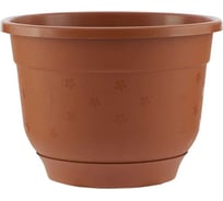 Горшок с поддоном PALISAD Флокс терракотовый, 1.5 л 69221