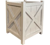 Кашпо для деревьев и цветов из лиственницы ООО АТОРГ прованс, крашенное 11018