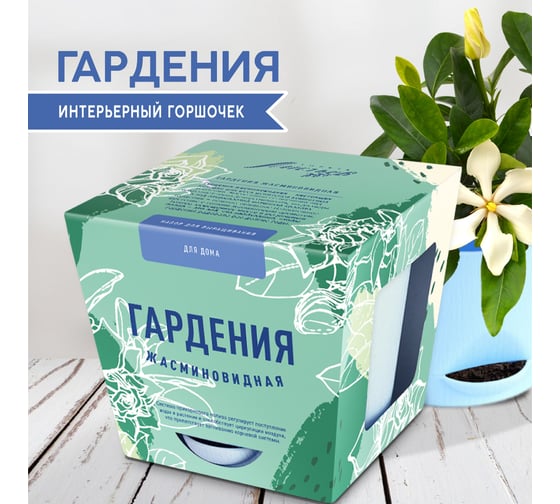 Набор для выращивания растений Тысяча Листьев гардения жасминовидная tl-034