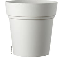 Горшок Deroma samba диам. 30 см, высота 30 см, серый 9BL1QSZ