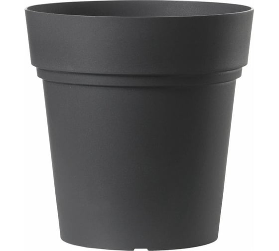 Горшок Deroma samba диам. 38 см, высота 38 см, темно-серый 9BL24SZ 1