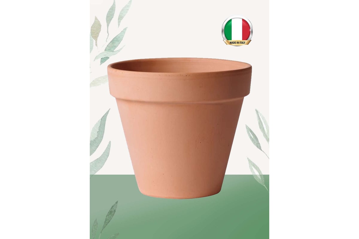 Горшок Deroma vaso диам. 31 см, светло-коричневый 0131WSZ - выгодная ...