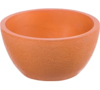 Кашпо Вещицы суккулент, 0,22 л, оранжевое Kras38