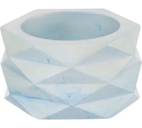 Кашпо Вещицы геометрия, 0.15 л, голубой Kras18