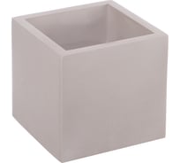 Кашпо Вещицы квадро, 0.6 л, серый Kras6