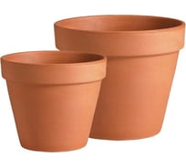 Набор горшков для цветов Deroma vaso 15 см, 17 см, 2 шт. 2/01150PZ/01170PZ