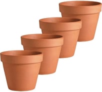 Набор горшков для цветов Deroma vaso 11 см, 4 шт. 4/01110PZ 26897534