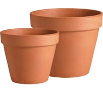Набор горшков для цветов Deroma vaso 13 см, 15 см, 2 шт. 2/01130PZ/01150PZ
