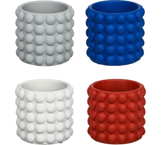 Бетонное кашпо INBLOOM 11x11x10 см 164-290