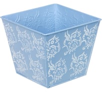 Квадратное кашпо INBLOOM 14x14x12 см, металл 164-314