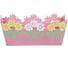 Прямоугольное кашпо INBLOOM Цветочный край 22x10x9 см, металл 164-313 2