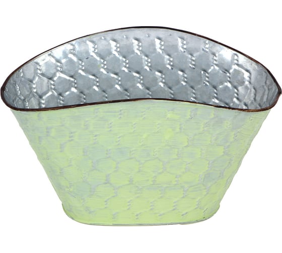 Кашпо INBLOOM 21x13x12 см, оцинкованная сталь 164-283