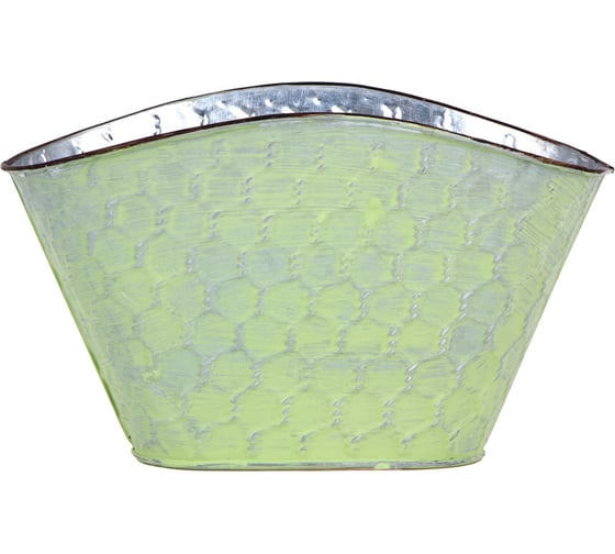 Кашпо INBLOOM 21x13x12 см, оцинкованная сталь 164-283