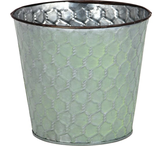 Кашпо INBLOOM 15x14 см, оцинкованная сталь 164-282