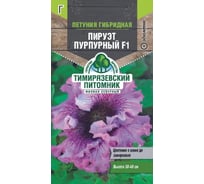 Семена Тимирязевский Питомник цветы петуния Пируэт Пурпурный F1 крупноцветковая, 10 шт. Of000121024