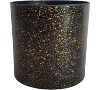 Кашпо Union 2 л, черный-золотой 21BT2146G