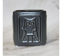 Кашпо Scheurich Kübel Rumba grey wash керамика, длина 11 см, высота 105 мм, серое 065444