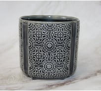 Кашпо Scheurich Kübel Eskil anthrazit керамика, диам. 17 см, высота 16 см, антрацит 063971