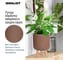 Настольное кашпо на ножках Idealist Lite урбан, кофе, диам. 24 см, высота 35 см, 8л URBRL35-VOL 8