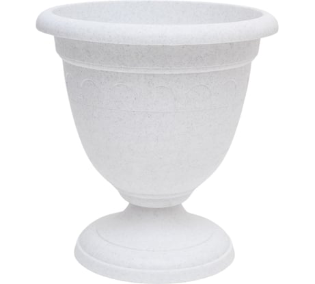 Высокий вазон Martika Колывань 3 л, диаметр 22 см, мрамор С134М