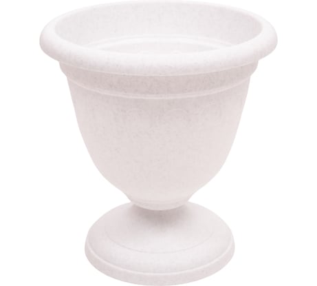 Высокий вазон Martika Колывань 1.7 л, диаметр 18 см, мрамор С133М