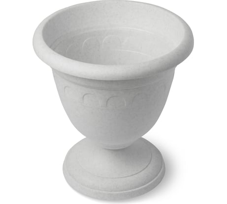 Высокий вазон Martika Колывань 8.1 л, диаметр 30 см, мрамор С136М