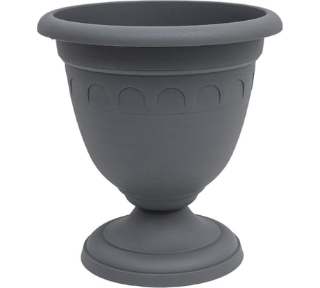 Высокий вазон Martika Колывань 3 л, диаметр 22 см, серый С134СЕР