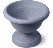 Вазон низкий Martika Колывань 2л, диам. 22 см, серый С144СЕР