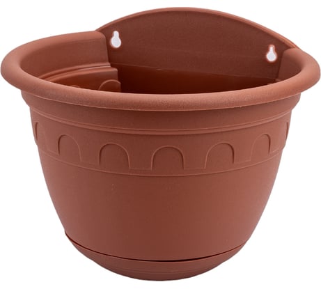 Настенное кашпо Martika Колывань 20 см, терракотовый С112Т