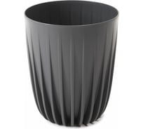 Кашпо LAMELA Sp.z o. 916 пластик MIRA recycled диаметр 39 см высота 46.3 см 39.6 л антрацит 069563