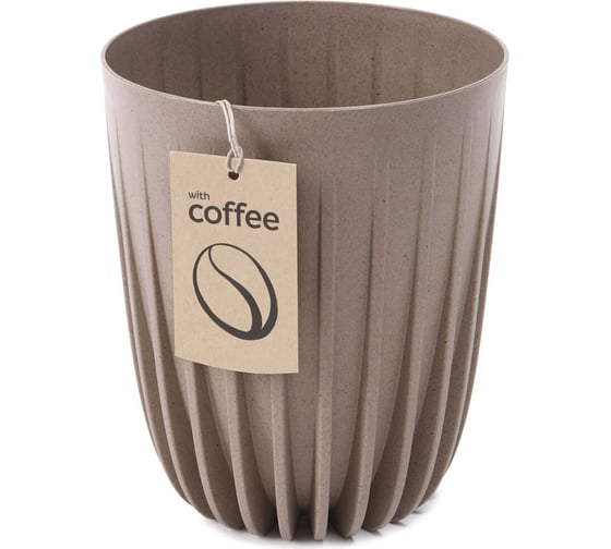 Кашпо LAMELA Sp.z o. 932 пластик MIRA ECO coffee диаметр 39 см высота 46.3 см 39.6 л кофе espresso 069564