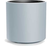 Пластиковое кашпо Prosperplast DBHER400-443U HEOS с вкладышем диаметр 39 см высота 38 см 20 л светло серое 069314