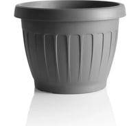 Горшок Bama Spa 31087 Terra диаметр 35 см высота 26 см 16 л серый 069569