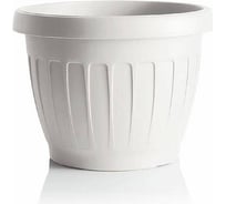 Горшок Bama Spa 34089 Terra диаметр 30 см высота 22 см 9,5 л белый 069568