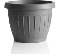 Горшок Bama Spa 31089 Terra диаметр 30 см высота 22 см 9,5 л серый 069567