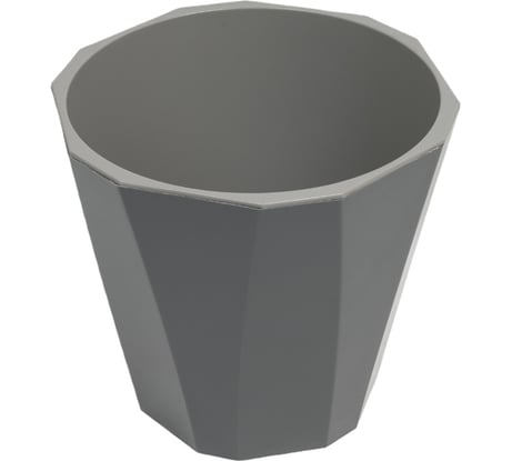 Кашпо со вставкой Martika Палермо 3.6 л, темно-серое С317ТСЕР