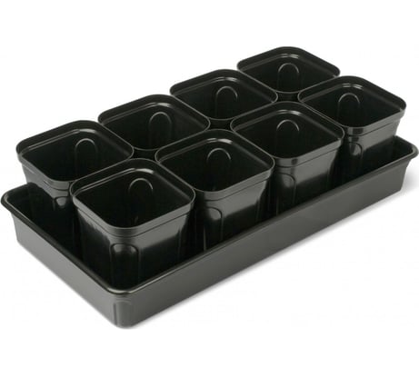 Набор для рассады Martika Пианто 8 стаканчиков, 645 мл, на поддоне С198