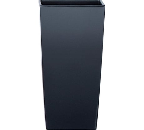 Кашпо для цветов Prosperplast Urbi square 26.6 л, антрацит, 2 предмета DURS265-S433