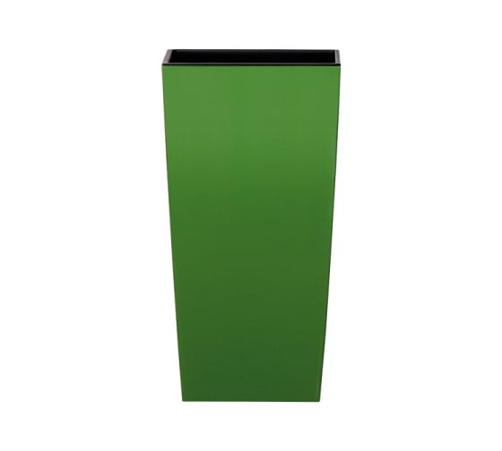 Кашпо для цветов Prosperplast Urbi square 26.6 л, оливковый, 2 предмета DURS265-370U 1